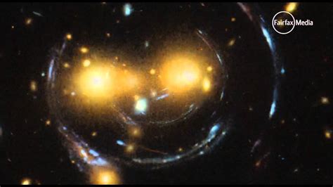 Smiley Face Spotted By Hubble Telescope 0110 Youtube