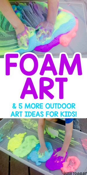 Easy Outdoor Art Ideas For Kids Busy Toddler
