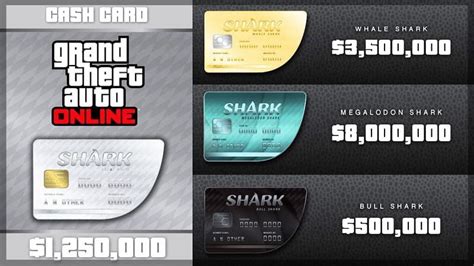 Grand Theft Auto Online Gta V 5 Great White Shark Cash Card Ps4