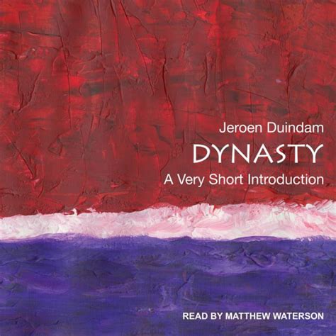 Dynasty A Very Short Introduction By Jeroen Duindam Paperback
