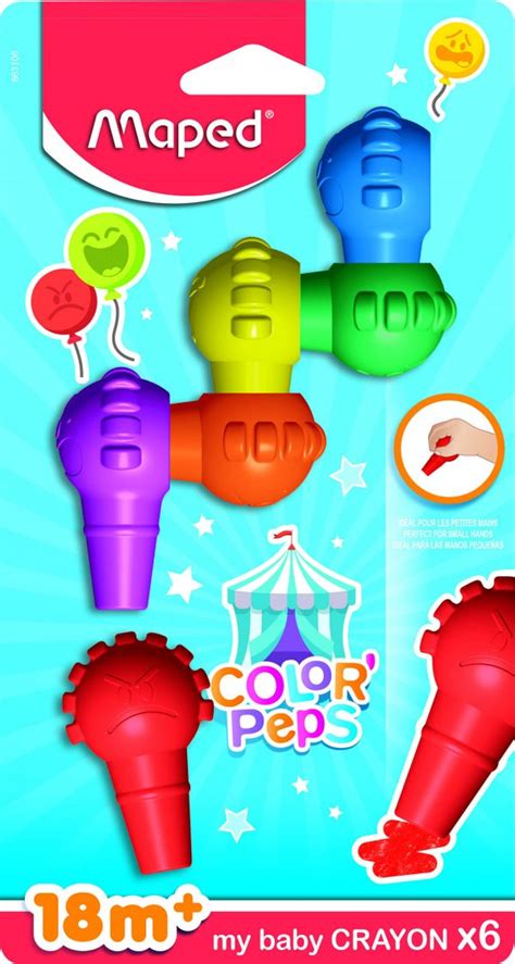 Maped Colorpeps Baby Crayons Accent Stationers