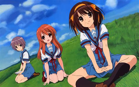 Fondos De Pantalla 1920x1200 The Melancholy Of Haruhi Suzumiya Anime Chicas Descargar Imagenes