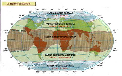 Cartina Muta Zone Climatiche Italia