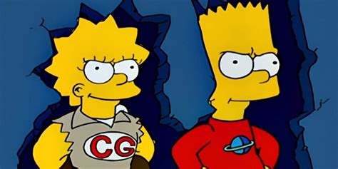 the simpsons how treehouse of horror turned bart and lisa into superheroes hot movies news