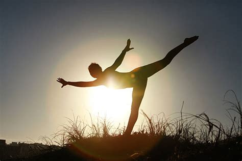 Gymnastic Splits Silhouettes Stock Photos Pictures And Royalty Free