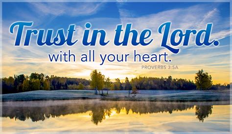 Free Trust In The Lord With All Your Heart Ecard Email Free Personalized Scripture Online