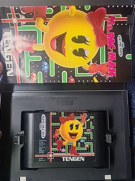 Ms Pac Man Sega Genesis 1991 Ebay