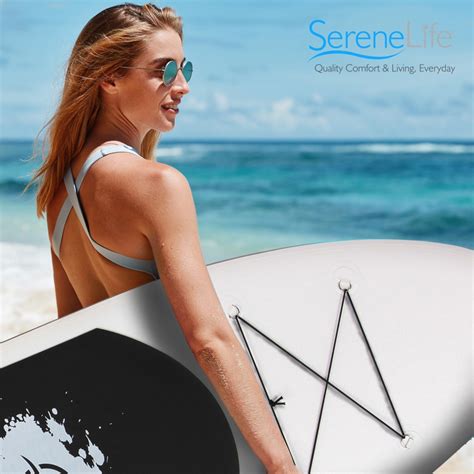 The activ msl stand up paddle board is fitted with carry handles which are placed on the outer edge of the board, rather than the centre, so that they don't disrupt your flow. SereneLife 11 Foot Free Flow Inflatable SUP Stand Up ...