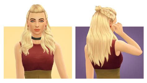 My Sims 4 Blog Aloy Hair By Blogsimplesimmer
