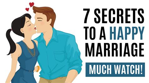 7 Secrets To A Happy Marriage Youtube