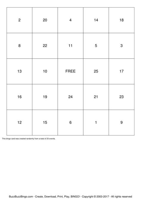 Numbers 1 12 Bingo Cards To Download Print And Customize