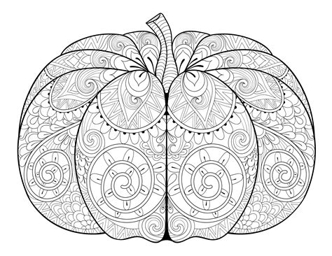 Sign of pumpkins garden coloring page to color, print and download for free along with bunch of favorite pumpkins coloring page for kids. Free Adult Coloring Pages- Pumpkin Delight! - Free Pretty ...