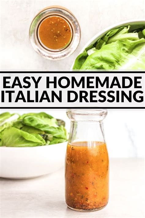 This Easy Homemade Italian Dressing Is So Tasty And Simple Plus It S