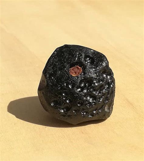 Black Tektite Meteorite Stone Natural Tibetan Tektite Round Etsy