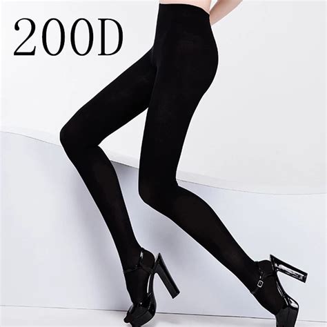 sexy women seamless pantyhose net tight stocking female hosiery single autumn 200d velvet tights