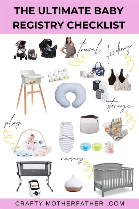 The Best Baby Registry Checklist Craftymotherfather Best Baby