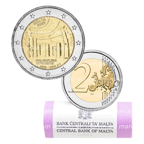 Euro Ipogeo Di Al Saflieni Malta Rotolino Unc