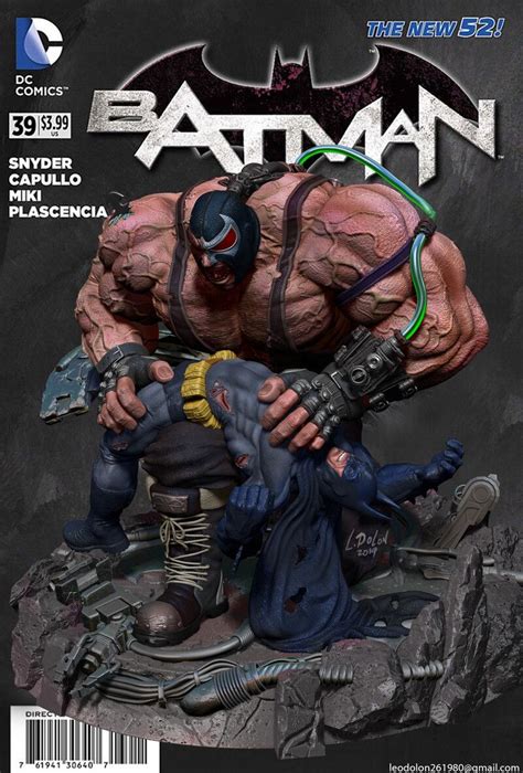Artstation Bane Vs Batman Breaking The Bat Leo Dolon Dc Comics