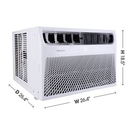Hisense 1500 Sq Ft Window Air Conditioner With Heater 230 Volt 24000