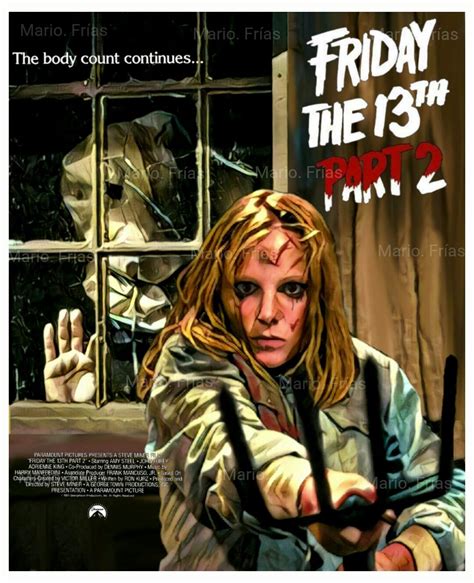 Friday The 13th Pt 2 1981 Edit By Mario Frías Classic Horror Movies Friday The 13th Jason