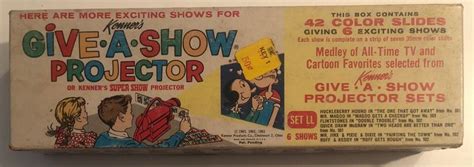 1961 Kenners Give A Show Projector Set Ll Six Shows Etsy In 2022