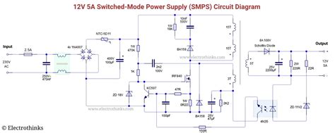 Switched Mode Power Supply Smps Circuit Working Explanation