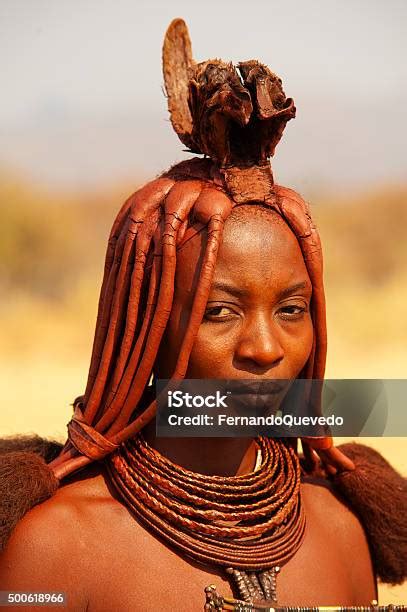 Himba Woman Near Epupa Falls Namibia Stock Photo Download Image Now