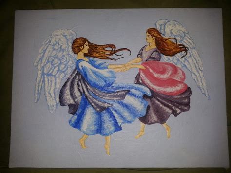 Dancing Angels Artwork Drawings Painting
