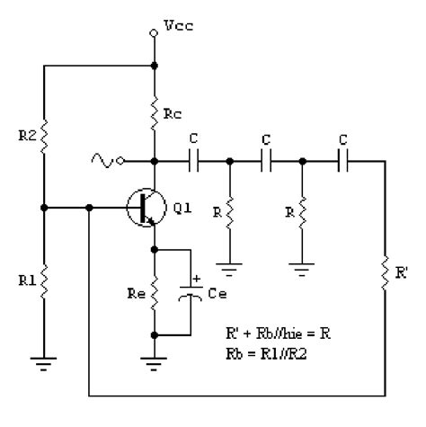 Bjt Based Rc Phase Shift Oscillator Download Scientific Diagram