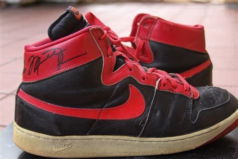 Michael Jordans Original Pair Of 1984 Banned Nike Air Ships Finally