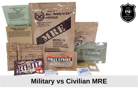 Military Vs Civilian Mres Meal Ready To Eat The Survival Off
