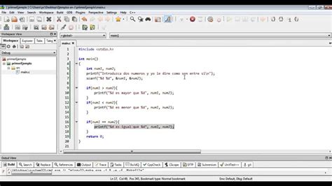 02 Programacion En C La Estructura Condicional If En C Youtube