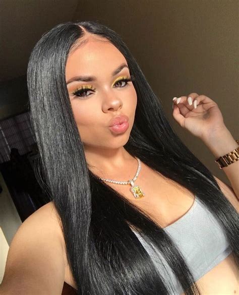 follow tropic m for more ️ human hair lace wigs virgin brazilian straight hair straight