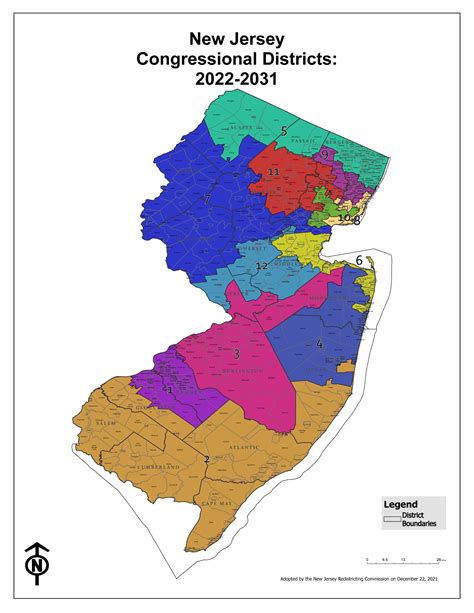 New Jersey Congressional Districts 2022 2031 Union County Board Of
