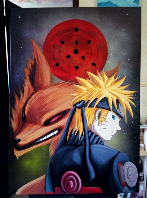 Naruto Acrylic Painting