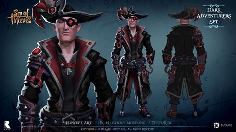 Sea Of Thieves Dark Adventurers Set Concept Art Stoyan Petrov