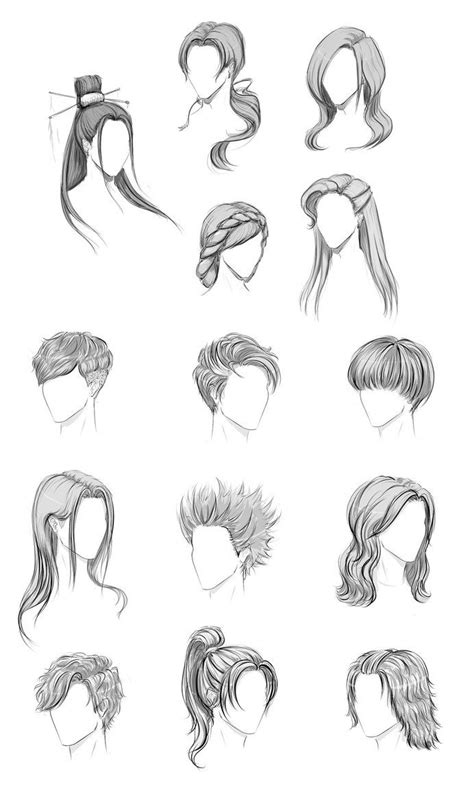 Pin By Christina Pie On Dessiner Drawing Hair Tutorial Hair Sketch
