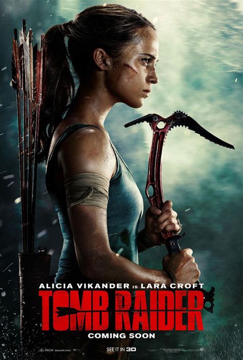 Tomb Raider New Photo Of Alicia Vikander As Lara Croft In New Movie Films