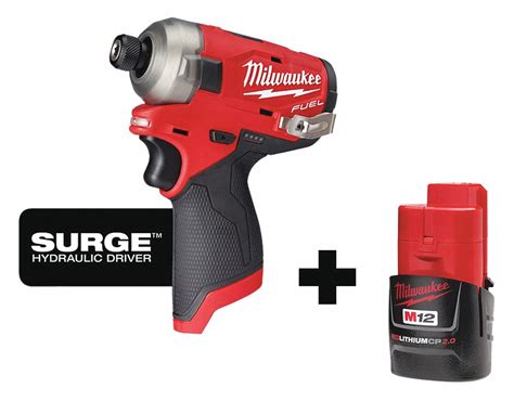 Milwaukee Cordless Impact Driver 14 In 12v Dc 450 In Lb Max
