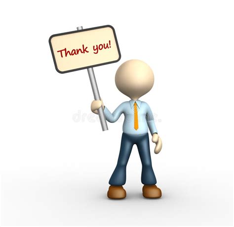 3d Man Thank You Stock Illustrations 90 3d Man Thank You Stock