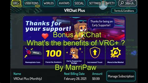 Vrchat Bonus Whats The Benefits Of Vrc Youtube