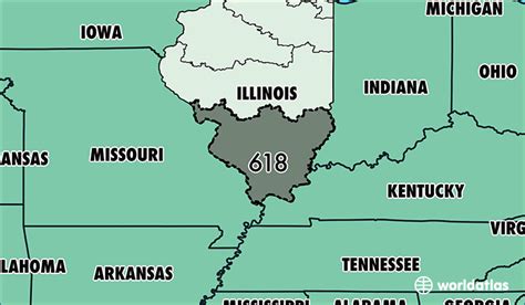 618 Area Code Map Where Is 618 Area Code In Illinois Images And