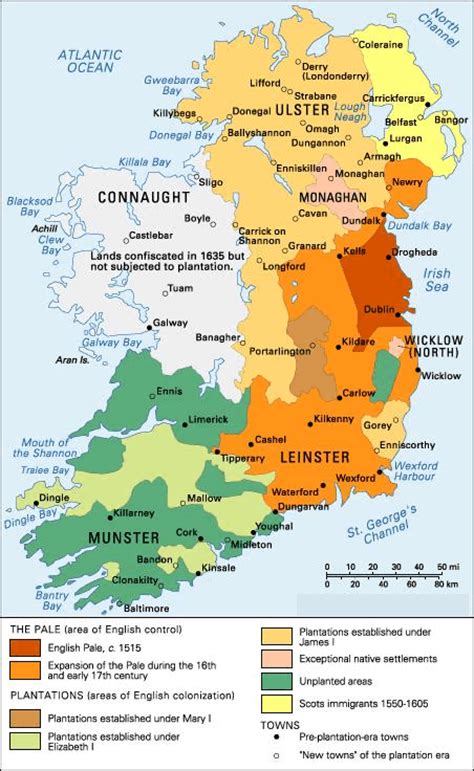 Population Density Of Ireland Map