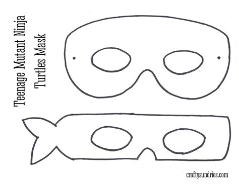 Teenage Mutant Ninja Turtles Free Printable Mask Free Printable