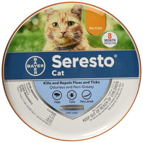 Bayer Animal Health Seresto Flea And Tick Collar For Cats All Weights