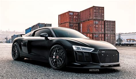 Custom Body Kit Dramatically Changes Black Audi R8 — Gallery