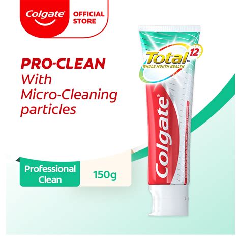 Colgate Total Professional Clean Gel Toothpaste 150g Shopee Malaysia
