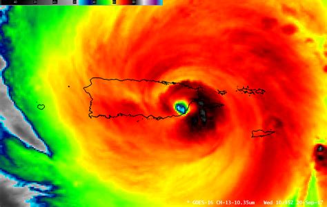 Hurricane Maria Makes Landfall In Puerto Rico — Cimss Satellite Blog Cimss
