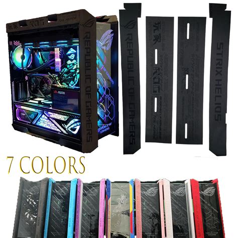 Rog Helios Pc Case Mod Gamer Cabinet Cover Asus Rog Strix Gx Leather