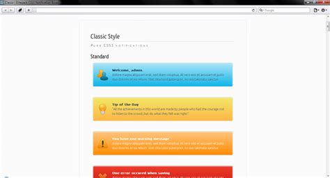 Elitepack Css3 Notification Boxes By Arrowthemes Codecanyon